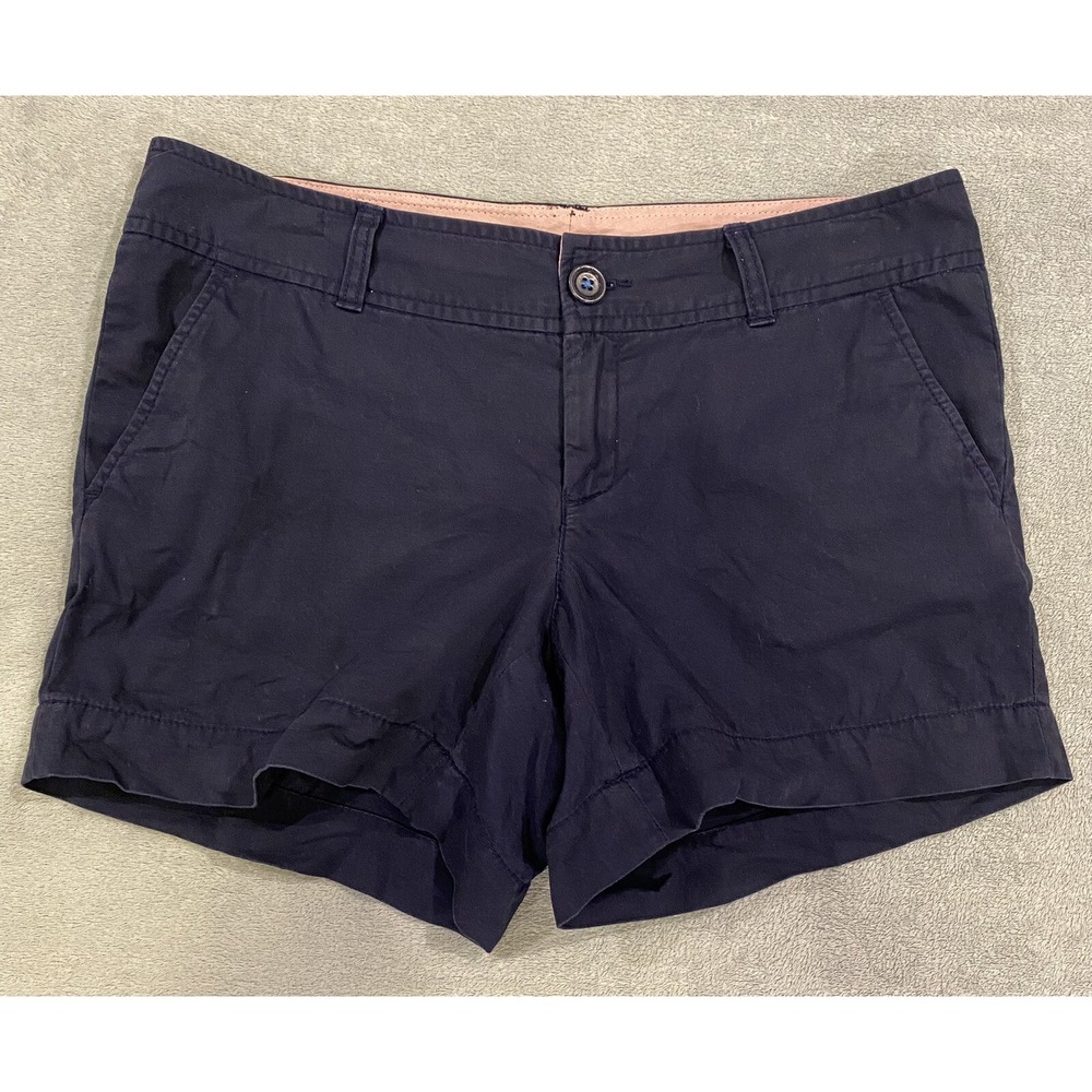 LILLY PULITZER Navy Blue 100% Cotton Shorts Size 8